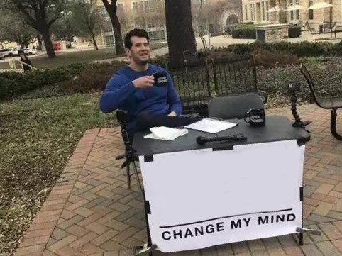 Change My Mind meme about SKIMS
