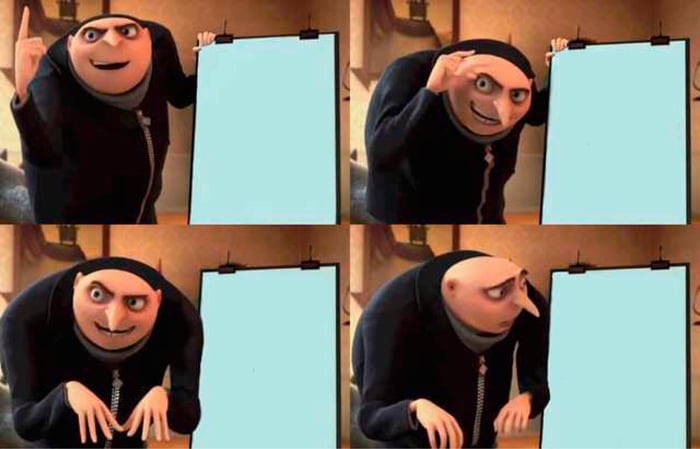Gru's Plan meme about SKIMS